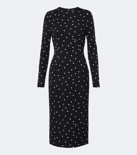 Abito midi in misto seta - Dolce&Gabbana - Modalova