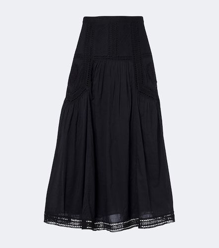 Falda midi Alice de algodón bordada - Ulla Johnson - Modalova