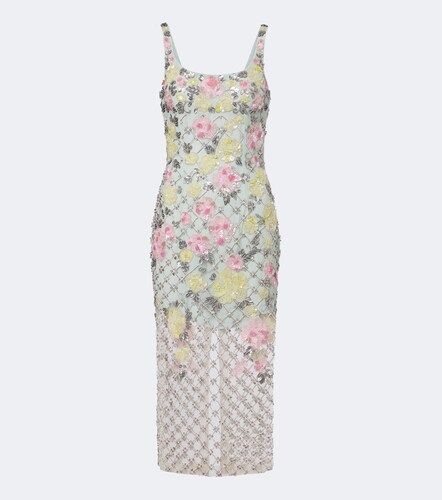 Là Fuori Verziertes Midikleid Celeste Jardin - La Fuori - Modalova