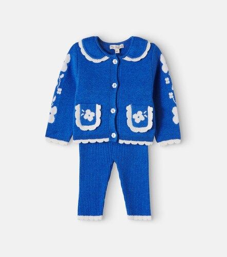 Bebé - Set de cárdigan y pantalones Cosette de algodón y lana - Bebe Organic - Modalova