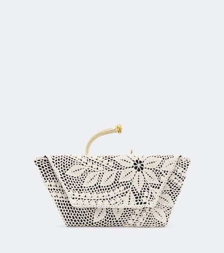 Clutch Bracelet in crochet e raso - Magda Butrym - Modalova