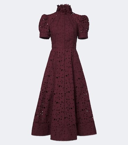 Vestido midi Kitsu de algodón y encaje - Rebecca Vallance - Modalova
