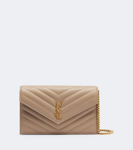Cassandre Envelope leather wallet on chain - Saint Laurent - Modalova