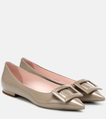 Gommettine Ball leather ballet flats - Roger Vivier - Modalova