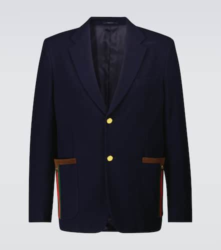 Gucci Single-breasted cotton blazer - Gucci - Modalova