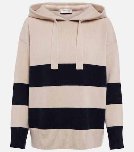 Striped wool and cashmere hoodie - 'S Max Mara - Modalova