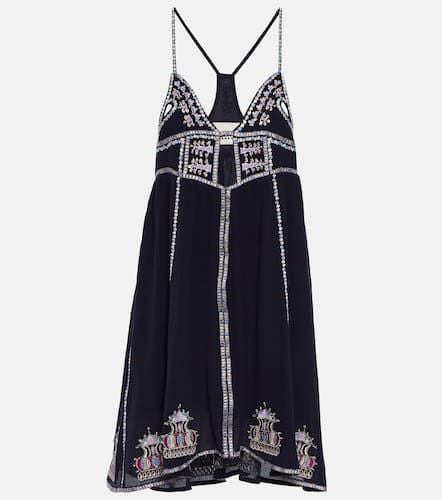 Bretty embroidered cotton and silk minidress - Isabel Marant - Modalova