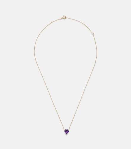 Honor's Lilac Heart 14kt gold necklace with amethyst - Roxanne First - Modalova