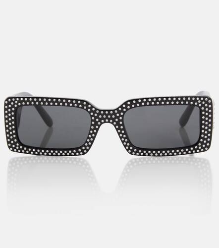 Embellished rectangular sunglasses - Dolce&Gabbana - Modalova