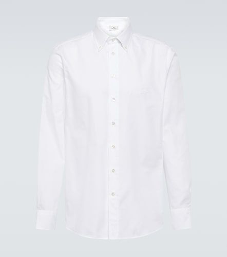 Camisa Oxford de popelín de algodón - Etro - Modalova