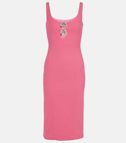 Embellished cutout jersey midi dress - Blumarine - Modalova