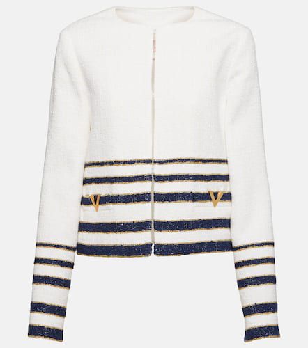 Valentino VLogo striped jacket - Valentino - Modalova