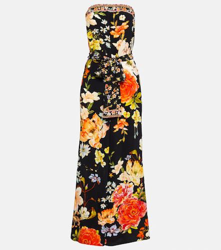 Secret History floral silk jumpsuit - Camilla - Modalova