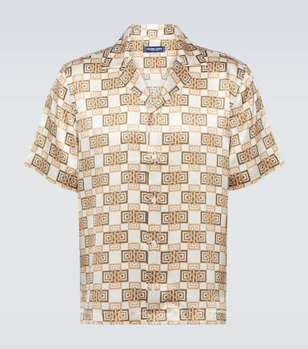 Roberto printed silk bowling shirt - Frescobol Carioca - Modalova