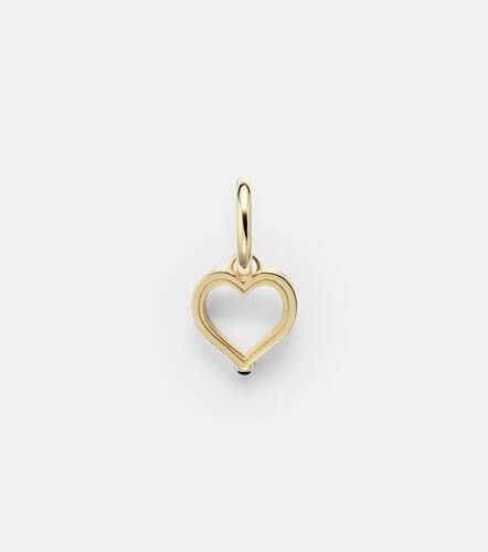 Baby Charm Heart 18kt single earring with sapphire - Marie Lichtenberg - Modalova