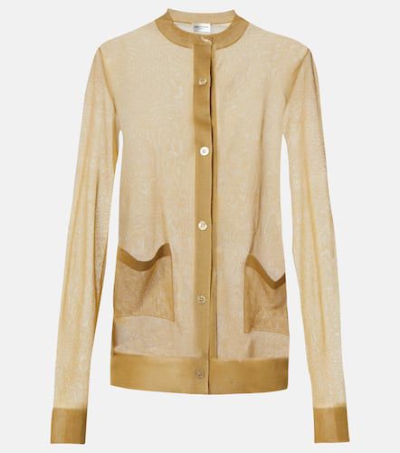 Saint Laurent Sheer silk cardigan - Saint Laurent - Modalova