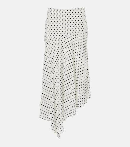 Rosemary polka-dot silk-blend midi skirt - Veronica Beard - Modalova