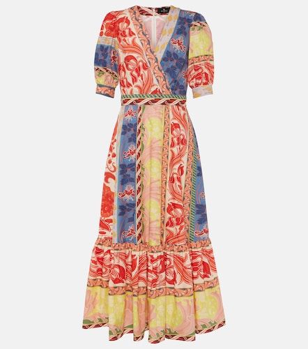 Vestido envolvente de algodón estampado - Etro - Modalova