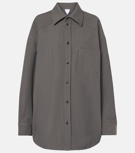 Oversize-Hemd aus Wollgemisch - Bottega Veneta - Modalova