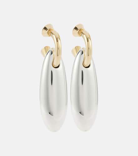 Ellipse Large 18kt gold-plated sterling earrings - Bottega Veneta - Modalova