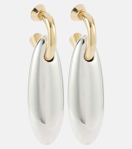 Ellipse Large 18kt gold-plated sterling earrings - Bottega Veneta - Modalova