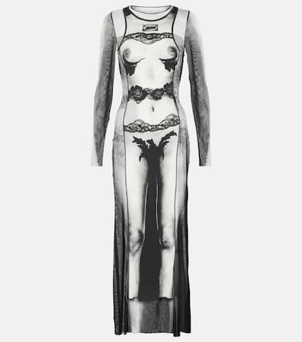 Vestido largo Marinière de tul trompe l’oeil - Jean Paul Gaultier - Modalova