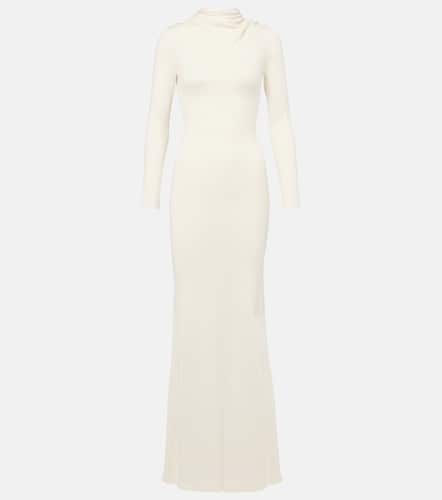 Robe longue Viva en soie et cachemire - Aya Muse - Modalova