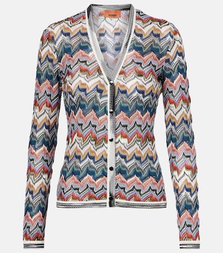 Missoni Cardigan Zig Zag in lamÃ© - Missoni - Modalova