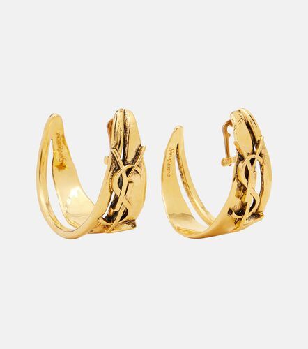 Cassandre Large clip-on earrings - Saint Laurent - Modalova