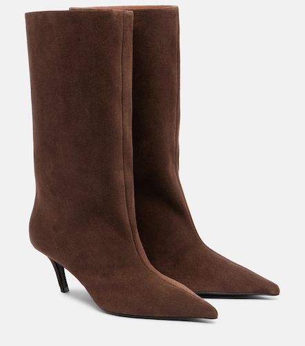 Amina Muaddi Fiona suede boots - Amina Muaddi - Modalova