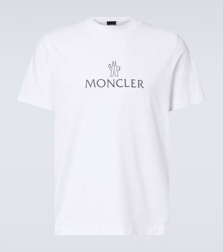 Moncler Logo cotton jersey T-shirt - Moncler - Modalova