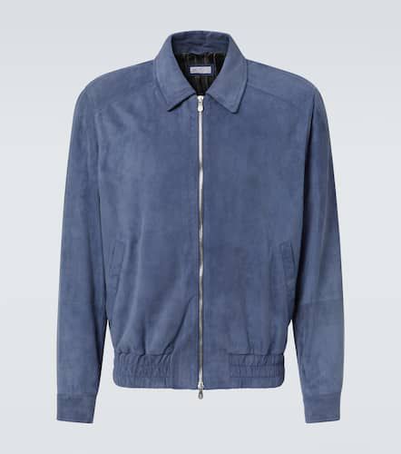 Chaqueta bomber de ante - Brunello Cucinelli - Modalova