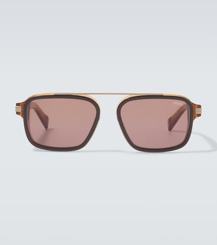 Zegna Square sunglasses - Zegna - Modalova