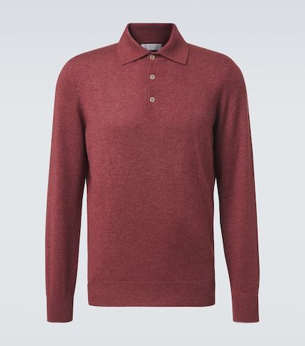 Pullover polo in cashmere - Brunello Cucinelli - Modalova