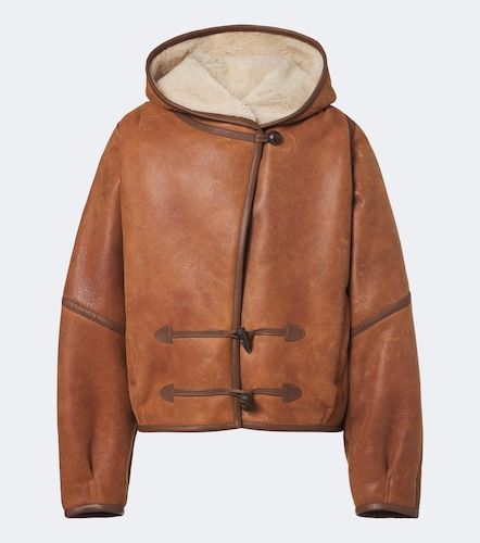 Giacca Amiel in pelle con cappuccio - Isabel Marant - Modalova