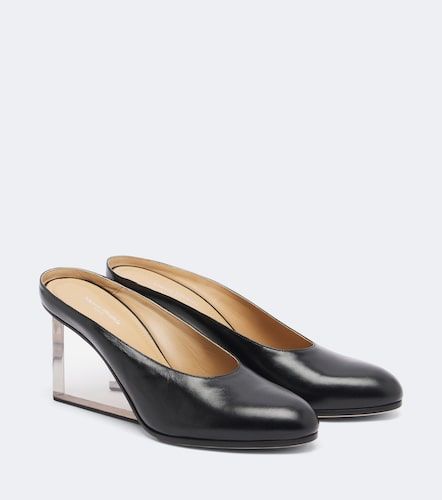 Mules con cuña de piel - Maison Margiela - Modalova