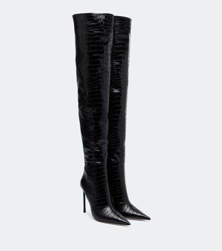 Botas mosqueteras de piel grabada - Tom Ford - Modalova