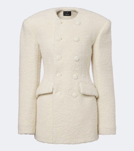 Abito blazer in misto alpaca e lana bouclé - Wardrobe.NYC - Modalova