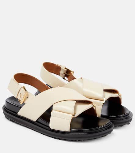 Marni Fussbett leather sandals - Marni - Modalova