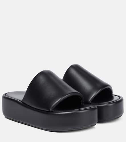 Sandalias de piel de plataforma - Balenciaga - Modalova