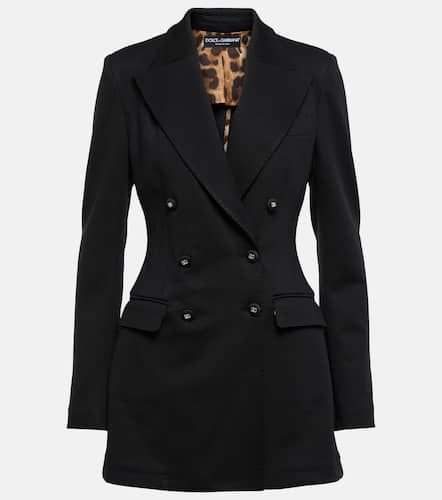 Double-breasted jersey blazer - Dolce&Gabbana - Modalova