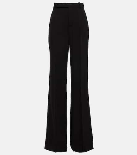 Flared wool grain de poudre pants - Saint Laurent - Modalova