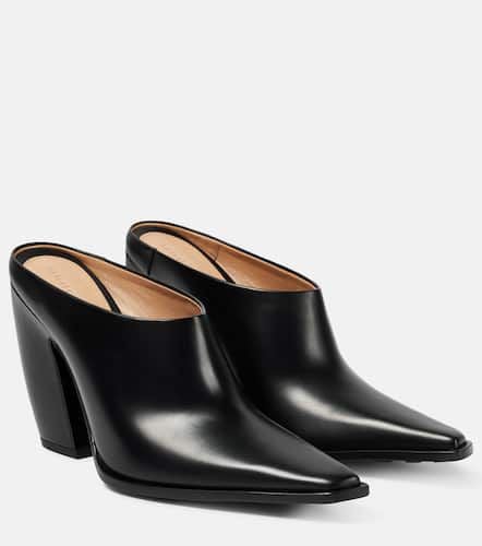 Tex leather slip-on mules - Bottega Veneta - Modalova