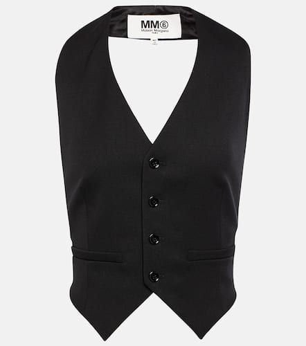 MM6 Maison Margiela Wool-blend vest - MM6 Maison Margiela - Modalova