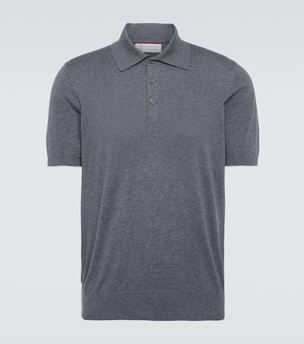 Cotton polo shirt - Brunello Cucinelli - Modalova