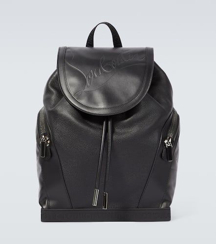 Explorafunk logo leather backpack - Christian Louboutin - Modalova