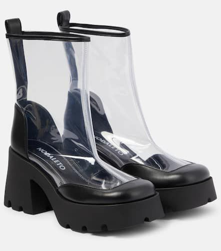 Bulla Rainy leather-trimmed PVC ankle boots - Nodaleto - Modalova