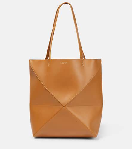 Puzzle Fold Medium leather tote bag - Loewe - Modalova