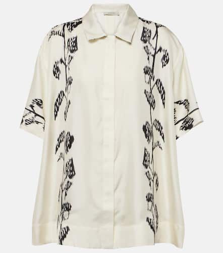 Montauk silk twill Bowling shirt - Asceno - Modalova