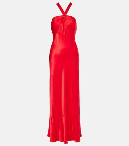 Rixo Losanna halterneck satin gown - Rixo - Modalova